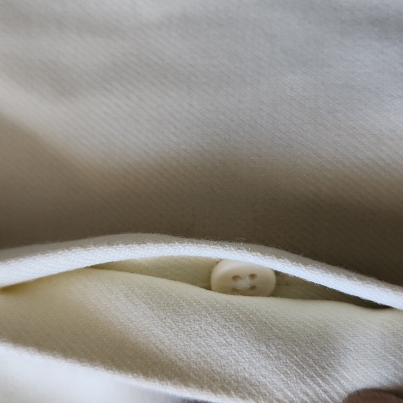 NWOT, Club Monaco Half Belted Cream Sleeveless Midi Shirt Dress Size 12 - Picture 13 of 13